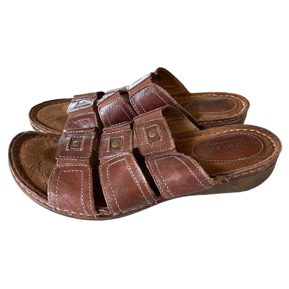 Montana Topaz Open Toe Women’s Slide Sandals Size 10